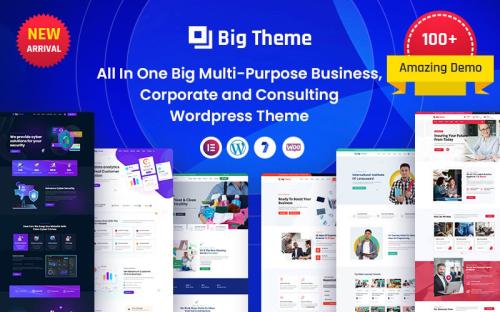 BigTheme - All In One Business, Corporate & Business Consulting WordPress Theme theme free